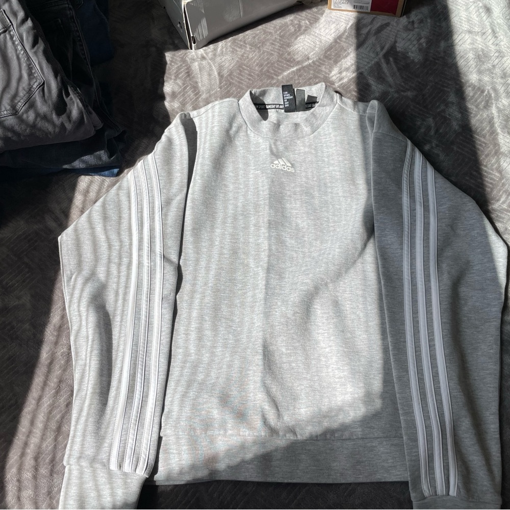 Grey adidas sweatshirt size xs
